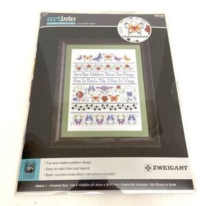 Zweigart Artiste Love Takes Flight #983262 Counted Cross Stitch Children